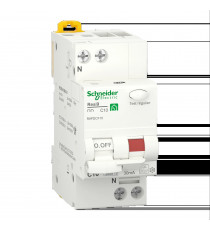 Resi9 - disjoncteur différentiel - 1P+N - 10A - 30mA - courbe C - type Fsi