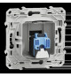 Odace - prise RJ45 cat.6 UTP - grade 1 à 2 (tél. + info.) - à vis - anthracite