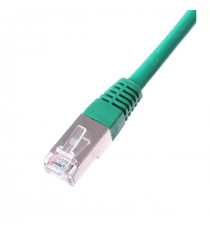 CORDON RJ45 CAT 6 100 OHMS BLINDE FTP VERT 3 METRES