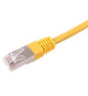 CORDON RJ45 CAT 6 100 OHMS BLINDE FTP JAUNE 2 METRES