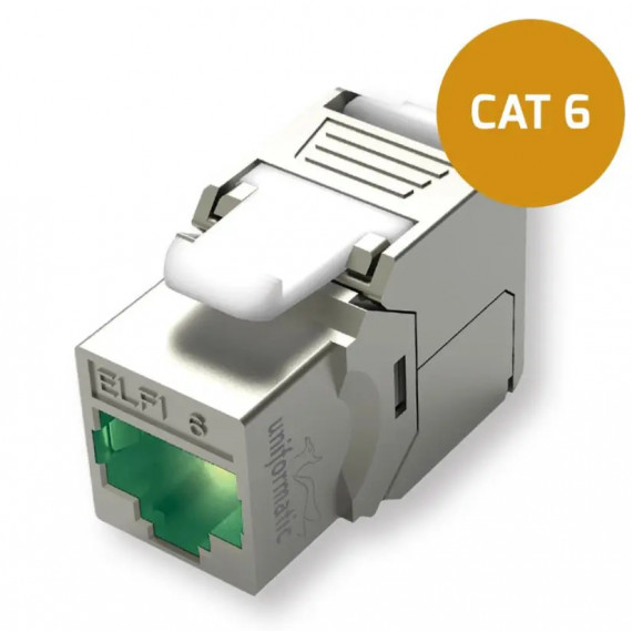 EMBASE RJ45 A REPERAGE LUMINEUX ELFII CAT 6 FTP AUTODENUDANT