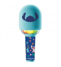 Lexibook - Microphone Karaoke Stitch - 3 modes et 4 effets sur la voix - Recharge USB-C - Bluetooth Sans fil