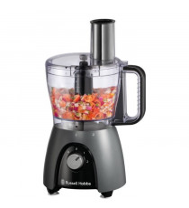 Robot culinaire - RUSSEL HOBBS - Desire Matte Charcoal - 600 W - 2 vitesses + pulse - Noir