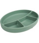 Assiette ventouse - THERMOBABY - Silicone - Vert Cactus - Compartimentée et antidérapante