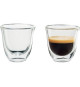 Set 2 tasses Espresso - DELONGHI - Gris - Café moulu - 100 ml - Accessoires d'appareils pour Machine a café