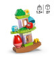 LEGO DUPLO My First 10440 Arbre qui se balance et s'empile - Jouet interactif pour bébés