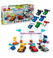 LEGO DUPLO Ma ville 10445 Voitures de course et pilotes d'une écurie de F1 - Jouet 2 ans