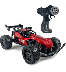 Voiture Télécommandée - TURBO CHALLENGE - RX Car 89 093721 - Rouge - 1/12 - Batterie Rechargeable et Piles incluses - Métal