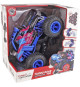 Voiture Télécommandée - TURBO CHALLENGE - Smashroar TC100 - Option Fumée - Bleu - 1/12 - Batterie Rechargeable et Piles incluses