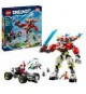 LEGO DREAMZzz 71497 Robot-tigre de Cooper et bolide de Zero - Jouet de construction 3-en-1