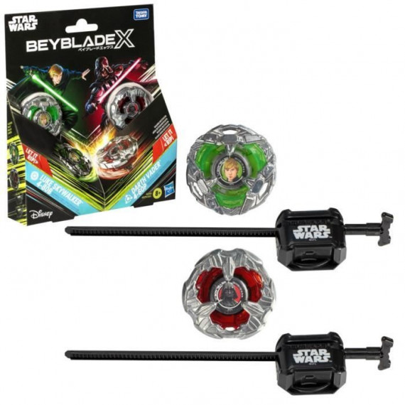 Beyblade X et Star Wars, Collab Luke Skywalker 4-80B vs. Darth Vader 4-60B, multipack