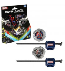 Beyblade X Marvel Collab Spider-Man 3-60F vs. Venom 3-80N, multipack