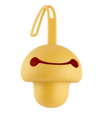 Range tétine - THERMOBABY - Silicone - Jaune Miel - Doux et sans BPA