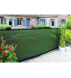 Brise-vue - NATURE - 1 x 3 m - Occultant 5/5 - HDPE 350 g/m² - Vert kaki
