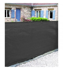 Brise-vue - NATURE -  1 x 3 m - Occultant 5/5 - HDPE 350 g/m² - Anthracite