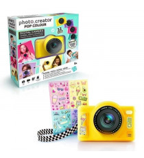 Canal Toys - Photo Creator -Appareil Photo Numérique Pop Couleur Jaune- Avec carte SD 32Go incluse