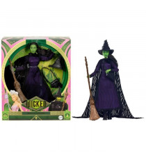 Mattel-Wicked-Poupée Elphaba avec cheveux tressés et multiples poses - Wicked - HXY38