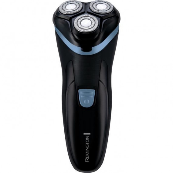 Rasoir rotatif sans fil - REMINGTON - R1000 - 3 lames Dual Track - Tondeuse escamotable - Autonomie 30 min - LED