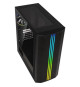 Boîtier PC - BITFENIX - Saber Mesh FRGB - Moyen tour - ATX - Noir - Verre trempé et façade Mesh