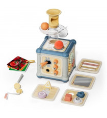 Maître Motoriste 10-en-1 - TOP BRIGHT - Cube Multifonction - Motricité Fine - Faces Interchangeables