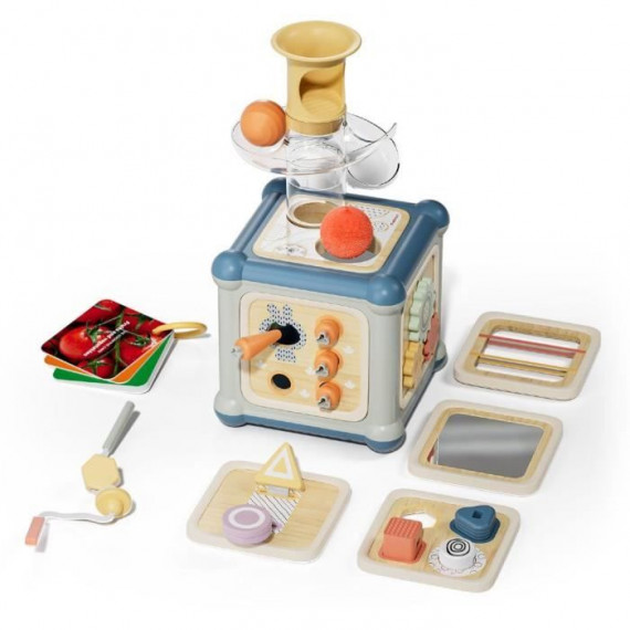 Maître Motoriste 10-en-1 - TOP BRIGHT - Cube Multifonction - Motricité Fine - Faces Interchangeables