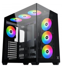 Boîtier PC - XIGMATEK - Aqua V AIR - Cube - ATX - Verre trempé - ARGB - Noir