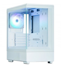 Boîtier PC - ZALMAN - P10 - Mini tour - M-ATX - Blanc - Verre trempé - USB-C et A-RGB