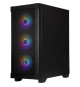 Boîtier PC - BITFENIX - Graph ARGB - Moyen tour - ATX - Noir - 4 ventilateurs A-RGB