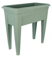 Bac a fleurs ZIGARDEN 80 cm - 50% recyclé - Vert argile
