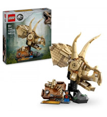 LEGO Jurassic World 76969 Les fossiles de dinosaures : le crâne du tricératops - Jeu 9 ans