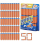 Nerf N Series Recharge de 50 fléchettes N1, Fléchettes en mousse compatibles avec les blasters Nerf N Series, Jouet pour enfa…
