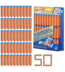 Nerf N Series Recharge de 50 fléchettes N1, Fléchettes en mousse compatibles avec les blasters Nerf N Series, Jouet pour enfa…
