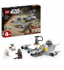LEGO Star Wars : The Mandalorian 75410 Le chasseur N-1 de Mando et Grogu - Jeu des 4 ans