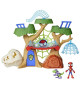 Spidey Coffret Dino-Webs base forestiere, Figurines de super-héros et accessoires, des 3 Ans, Spidey et Ses Ami