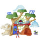 Spidey Coffret Dino-Webs base forestiere, Figurines de super-héros et accessoires, des 3 Ans, Spidey et Ses Ami
