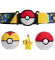 Ceinture Clip 'N' Go Pikachu Pokémon Day - BANDAI - Pokémon - 1 ceinture, 2 Poké Balls et 1 figurine Pikachu 5 cm
