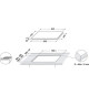 WHIRLPOOL - Table induction WLB3965BFIXL