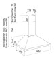 GLEM - Hotte décorative murale GHP945WH