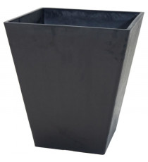 Pot - MEGA COLLECTIONS - Ecostone Square - 41 x 45 cm - Noir