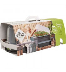 ELHO - Gb Balconniere Set De Cult 55 - Living Noir - L 55 x B 28.5 x H 25 cm - Balcon - 100% recyclé