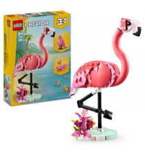 LEGO Creator 31170 3-en-1 Animaux sauvages : le flamant rose - Jouet pour fille des 8 ans