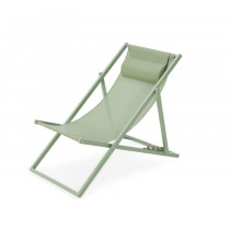 Chilienne PAROS - Structure en acier - L 63 x P 104 x H 85 cm Vert kaki