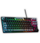 Clavier Gamer - The G-Lab - KEYZ CAESIUM - RGB - Noir & gris - TKL