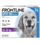 FRONTLINE 3 Pipettes antiparasitaires SPOT ON Chien - 20-40 kg - Puces, tiques, poux