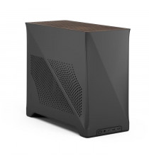 Boîtier PC - FRACTAL DESIGN - Era 2 Charcoal - m-ITX, 2 ventilateurs 120mm, USB3.1 Type C, Carte riser PCIe 4.0