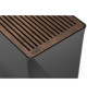 Boîtier PC - FRACTAL DESIGN - Era 2 Charcoal - m-ITX, 2 ventilateurs 120mm, USB3.1 Type C, Carte riser PCIe 4.0