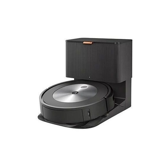Aspirateur Robot Laveur - IROBOT J755840 j7+ - Systeme d'auto vidage - 400 ml - Graphite