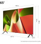 LG 65B4 - TV OLED 65 (165 cm) - 4K UHD 3840x2160 - a8 AI Processor 4K - HDR - Smart TV - 4xHDMI 2.1 - WiFi