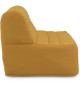 Banquette BZ Joe - Tissu jaune ocre - 3 places - L 143 x P 97 cm - Couchage 140 x 190 cm