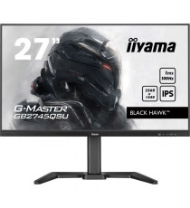Écran PC - IIYAMA - GB2745QSU-B2 - 27 QHD - IPS - 100Hz - 1ms - HDMI/DP/USB HUB - Pied réglable + Pivot - Haut-parleurs - Noir